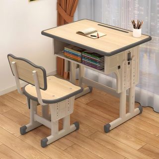 The Modern Kids Desk and Seat is a stylish, practical, and child-friendly furniture set designed to support learning, creativity, and comfort. Ideal for homes, schools, study rooms, and play areas, this set provides children with a dedicated space for studying, drawing, reading, and completing homework. Crafted from high-quality, durable materials, the desk and seat are built to withstand daily use while ensuring safety and stability for kids. The smooth edges and child-safe design make it suitable for young learners, while the compact structure fits perfectly in small rooms, bedrooms, or learning corners. The spacious desktop provides enough room for books, notebooks, stationery, tablets, and art supplies, helping children stay organized and focused. The matching seat is ergonomically designed to offer comfort and proper sitting posture, encouraging healthy study habits from an early age. With its modern and colorful design, the Modern Kids Desk and Seat not only serves as a functional study station but also enhances the look of any children’s room. It is perfect for preschoolers, kindergarten learners, and primary school students. Key Features Modern and child-friendly design Durable and safe construction Comfortable matching seat included Spacious study surface for learning activities Smooth, rounded edges for child safety Compact and space-saving design Encourages good study habits and posture Ideal for home, school, or study room use Easy to clean and maintain Suitable for kids of different ages