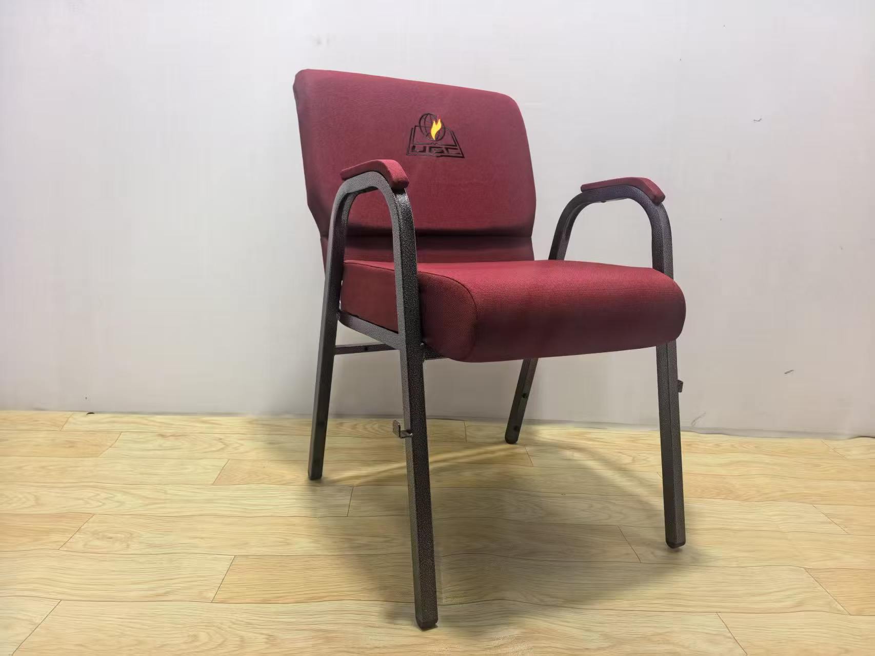 The Modern Stackable Conference Event Chair is a versatile, stylish, and durable seating solution designed for conferences, seminars, corporate meetings, training sessions, churches, hotels, banquet halls, schools, and event venues. Combining modern aesthetics with practical functionality, this chair provides comfortable seating while maximizing space efficiency. Constructed with a strong metal frame and a high-quality seat and backrest, the chair is engineered to withstand frequent use in busy commercial and institutional environments. The ergonomic design offers excellent support and comfort, making it suitable for extended meetings, workshops, conferences, and special events. One of its standout features is the stackable design, allowing multiple chairs to be neatly stacked when not in use. This helps save storage space and makes transportation, setup, and venue management much easier. Its sleek modern appearance complements a wide range of interior styles, creating a professional and organized atmosphere. Whether used in conference rooms, training centers, event halls, hotels, educational institutions, or places of worship, the Modern Stackable Conference Event Chair delivers reliability, comfort, and modern style. Key Features Modern and professional design Stackable for easy storage and transport Strong and durable metal frame Comfortable ergonomic seating Suitable for conferences, events, and training sessions Lightweight yet sturdy construction Easy to clean and maintain Space-saving seating solution Ideal for commercial and institutional use Long-lasting performance and stability