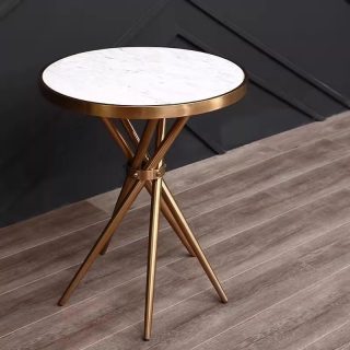 The Round Marble Dining Table is a luxurious and elegant centerpiece designed to elevate any dining space with a touch of modern sophistication. Crafted with a smooth marble tabletop and a strong supportive base, this table combines timeless beauty with everyday functionality, making it ideal for homes, apartments, restaurants, and upscale dining areas. Its round design encourages comfortable seating and better interaction, making family meals and gatherings more intimate and enjoyable. The polished marble surface is not only visually stunning but also durable, heat-resistant, and easy to clean, ensuring long-lasting performance and effortless maintenance. Supported by a sturdy base—often made of metal, wood, or engineered stone—the table offers excellent stability while enhancing its premium aesthetic. Whether used in a modern dining room or a luxury interior space, the Round Marble Dining Table adds a refined and stylish statement to any setting. Perfect for both small and medium dining areas, its compact yet elegant design optimizes space without compromising on style or comfort. Key Features Premium round marble tabletop Elegant and modern luxury design Strong and stable base support Heat-resistant and durable surface Easy to clean and maintain Space-saving round shape for better seating flow Ideal for homes, apartments, and restaurants Enhances modern and classic interiors Comfortable dining experience for families and guests Long-lasting and high-quality construction
