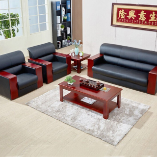 The 4 Seater Black Office Sofa is a sophisticated and comfortable seating solution designed for reception areas, executive offices, waiting lounges, corporate spaces, hotels, hospitals, and customer service centers. Featuring a sleek black finish and spacious four-seater capacity, this sofa enhances any professional environment while providing exceptional comfort for guests, clients, and employees. Crafted with a durable wooden and metal frame, the sofa is built to withstand daily use in busy commercial environments. The high-density foam cushions provide superior comfort and support, ensuring a relaxing seating experience during meetings, waiting periods, or casual conversations. Its ergonomic design promotes comfort while maintaining a professional appearance. The elegant black upholstery complements modern, contemporary, and executive office interiors, making it an excellent addition to reception areas and office lounges. Easy to clean and maintain, the sofa retains its stylish appearance even with frequent use. Whether used in an office reception, executive lounge, hotel lobby, hospital waiting room, or business center, the 4 Seater Black Office Sofa offers the perfect balance of style, durability, and functionality. Key Features Spacious 4-seater seating capacity Elegant black upholstery finish High-density foam cushioning for comfort Strong and durable frame construction Suitable for offices, receptions, and lounges Modern and professional design Comfortable armrests and back support Easy to clean and maintain Stable and long-lasting structure Ideal for commercial and corporate use