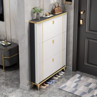 The Bedroom Storage Shoe Rack is a practical and stylish storage solution designed to keep your footwear organized while enhancing the appearance of your bedroom, hallway, entryway, closet, or dressing area. Combining functionality with modern design, this shoe rack helps eliminate clutter and provides a neat, organized space for storing shoes and other accessories. Constructed from high-quality materials, the shoe rack offers exceptional durability, stability, and long-lasting performance. Its multiple storage compartments provide ample space for sneakers, sandals, heels, boots, school shoes, and everyday footwear. The space-saving design makes it ideal for both large and compact living spaces, helping maximize organization without occupying excessive floor space. Its modern appearance complements a wide range of home décor styles, including contemporary, minimalist, and classic interiors. Whether used in a bedroom, closet, apartment, hallway, or entryway, this storage rack provides convenient access to your footwear while maintaining a clean and organized environment. Perfect for families, homeowners, and apartment dwellers, the Bedroom Storage Shoe Rack combines durability, elegance, and practicality to create a tidy and stylish home. Key Features Spacious multi-tier shoe storage design Durable and sturdy construction Space-saving organization solution Suitable for bedrooms, hallways, and closets Accommodates multiple pairs of shoes Modern and stylish appearance Easy to clean and maintain Stable and long-lasting structure Helps reduce clutter and improve organization Ideal for homes, apartments, and offices