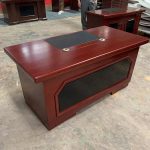 The 1.4M Executive Office Desk is a stylish and practical workstation designed to enhance productivity in executive offices, home offices, and professional workspaces. With its spacious 1.4-meter desktop, this desk provides ample room for a computer, laptop, documents, office accessories, and other daily essentials while maintaining a clean and organized workspace. Constructed from high-quality engineered wood with a durable finish, the desk is built to withstand everyday use and maintain its modern appearance. Its sturdy frame ensures excellent stability, while the contemporary design complements a wide range of office interiors. Integrated storage drawers and lockable cabinets provide secure space for files, stationery, and important documents, helping you stay organized throughout the workday. Whether you're furnishing a corporate office, private executive suite, or home workspace, the 1.4M Executive Office Desk offers the perfect combination of elegance, durability, and functionality. Key Features: Spacious 1.4-meter work surface Modern executive office design Durable engineered wood construction Scratch-resistant and easy-to-clean finish Lockable drawers and storage cabinet Ample space for computers, laptops, and office accessories Strong and stable frame Professional appearance for executive offices Suitable for corporate offices, home offices, and study rooms Easy to assemble and built for long-lasting use