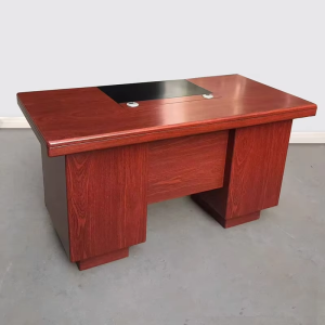 The 1.4M Executive Office Desk is a stylish and practical workstation designed to enhance productivity in executive offices, home offices, and professional workspaces. With its spacious 1.4-meter desktop, this desk provides ample room for a computer, laptop, documents, office accessories, and other daily essentials while maintaining a clean and organized workspace. Constructed from high-quality engineered wood with a durable finish, the desk is built to withstand everyday use and maintain its modern appearance. Its sturdy frame ensures excellent stability, while the contemporary design complements a wide range of office interiors. Integrated storage drawers and lockable cabinets provide secure space for files, stationery, and important documents, helping you stay organized throughout the workday. Whether you're furnishing a corporate office, private executive suite, or home workspace, the 1.4M Executive Office Desk offers the perfect combination of elegance, durability, and functionality. Key Features: Spacious 1.4-meter work surface Modern executive office design Durable engineered wood construction Scratch-resistant and easy-to-clean finish Lockable drawers and storage cabinet Ample space for computers, laptops, and office accessories Strong and stable frame Professional appearance for executive offices Suitable for corporate offices, home offices, and study rooms Easy to assemble and built for long-lasting use