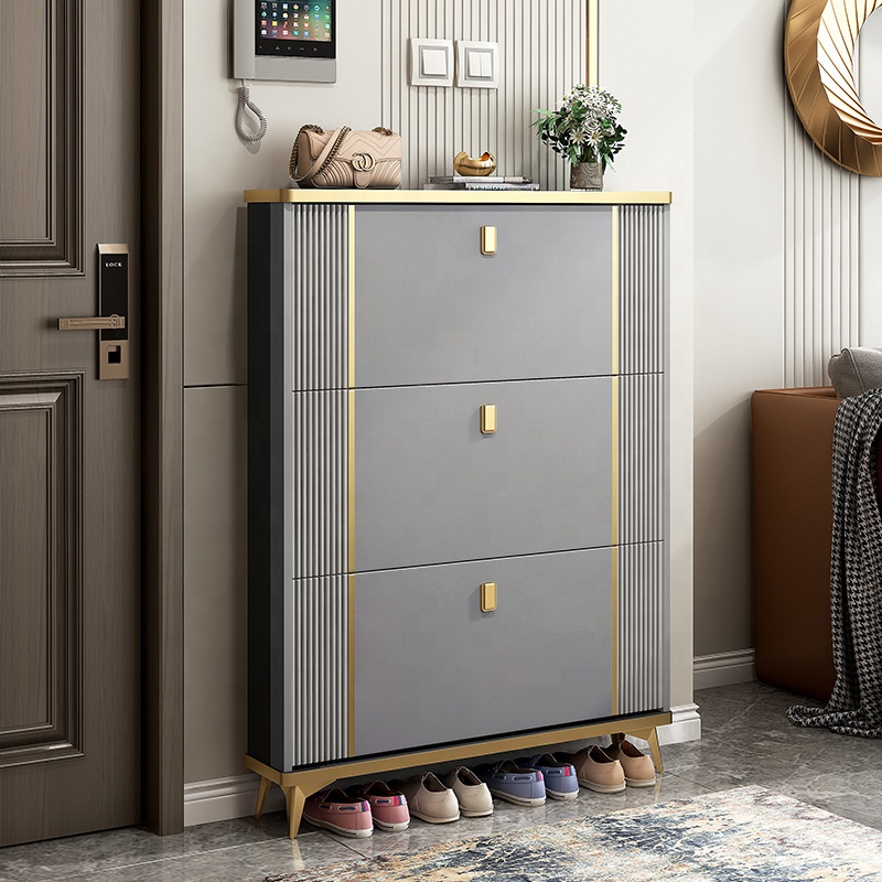 SHOE RACK The Modern Shoe Rack Storage Unit is a stylish and space-saving solution for keeping your footwear neatly organized. Designed with a contemporary finish, this shoe storage unit helps reduce clutter while adding a modern touch to your entryway, hallway, bedroom, closet, or living space. It offers ample storage for shoes, sneakers, sandals, boots, and other everyday footwear, making it ideal for homes of all sizes. Built from high-quality, durable materials, the shoe rack is designed for long-lasting performance and everyday use. Multiple storage shelves provide easy access to your footwear while keeping pairs organized and protected from dust. Its compact vertical design maximizes storage without taking up too much floor space, making it perfect for apartments, family homes, and offices. Whether you need a practical organizer for your hallway or an elegant storage solution for your bedroom, the Modern Shoe Rack Storage Unit combines functionality, durability, and modern style. Key Features: Modern and elegant design Multiple shelves for organized shoe storage Spacious capacity for various types of footwear Durable and sturdy construction Compact, space-saving vertical design Smooth, easy-to-clean finish Helps keep shoes neat and dust-free Ideal for entryways, hallways, bedrooms, closets, and apartments Suitable for homes, offices, and commercial spaces Easy to assemble and maintain