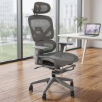 The Orthopedic High Back Office Chair is a practical and professional seating solution designed for individuals who spend extended periods working at a desk. Featuring a high backrest and a supportive design, this office chair is suitable for executive offices, corporate workspaces, home offices, study rooms, and administrative departments. Its tall backrest helps support the upper back and shoulders, while its ergonomic design aims to promote a more comfortable sitting position during everyday tasks. The chair's professional appearance makes it easy to pair with executive desks, computer tables, and other office furniture. Whether you are furnishing a new office or upgrading your existing workstation, this high-back office chair offers a combination of comfort, functionality, and style for a productive working environment. Designed to support everyday productivity, the Orthopedic High Back Office Chair provides a seating option for professionals, managers, students, and other computer users. Depending on the model, it may feature adjustable seat height, padded armrests, lumbar support, a swivel base, or a reclining mechanism to help users customise their seating position. Its high-back structure provides additional support compared with many low-back office chairs, although comfort and back support depend on the individual's needs and the chair's specific design. For better sitting habits, adjust the chair to suit your desk, keep your feet supported, and take regular movement breaks throughout the day. Clean the upholstery according to its material and inspect the adjustment mechanisms periodically. This office chair is a suitable choice for anyone seeking supportive, functional, and professional seating for daily work. - High Backrest: Provides support for the upper back and shoulders. - Ergonomic Design: Aims to promote comfortable sitting. - Professional Appearance: Complements modern office interiors. - Versatile Use: Suitable for offices and home workstations. - Adjustable Features: May include height or reclining adjustments, depending on the model. - Easy Maintenance: Clean with suitable upholstery care products.