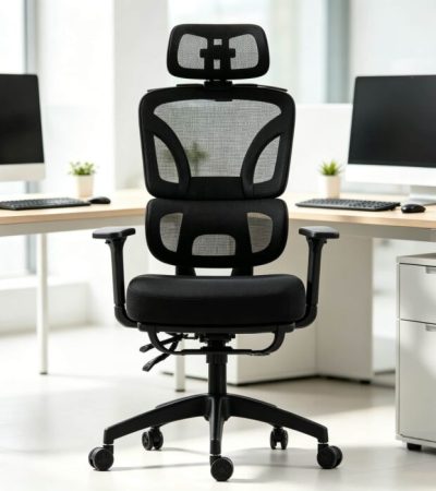 The Orthopedic High Back Office Chair is a practical and professional seating solution designed for individuals who spend extended periods working at a desk. Featuring a high backrest and a supportive design, this office chair is suitable for executive offices, corporate workspaces, home offices, study rooms, and administrative departments. Its tall backrest helps support the upper back and shoulders, while its ergonomic design aims to promote a more comfortable sitting position during everyday tasks. The chair's professional appearance makes it easy to pair with executive desks, computer tables, and other office furniture. Whether you are furnishing a new office or upgrading your existing workstation, this high-back office chair offers a combination of comfort, functionality, and style for a productive working environment. Designed to support everyday productivity, the Orthopedic High Back Office Chair provides a seating option for professionals, managers, students, and other computer users. Depending on the model, it may feature adjustable seat height, padded armrests, lumbar support, a swivel base, or a reclining mechanism to help users customise their seating position. Its high-back structure provides additional support compared with many low-back office chairs, although comfort and back support depend on the individual's needs and the chair's specific design. For better sitting habits, adjust the chair to suit your desk, keep your feet supported, and take regular movement breaks throughout the day. Clean the upholstery according to its material and inspect the adjustment mechanisms periodically. This office chair is a suitable choice for anyone seeking supportive, functional, and professional seating for daily work. - High Backrest: Provides support for the upper back and shoulders. - Ergonomic Design: Aims to promote comfortable sitting. - Professional Appearance: Complements modern office interiors. - Versatile Use: Suitable for offices and home workstations. - Adjustable Features: May include height or reclining adjustments, depending on the model. - Easy Maintenance: Clean with suitable upholstery care products.