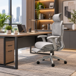 The Orthopedic High Back Office Chair is a practical and professional seating solution designed for individuals who spend extended periods working at a desk. Featuring a high backrest and a supportive design, this office chair is suitable for executive offices, corporate workspaces, home offices, study rooms, and administrative departments. Its tall backrest helps support the upper back and shoulders, while its ergonomic design aims to promote a more comfortable sitting position during everyday tasks. The chair's professional appearance makes it easy to pair with executive desks, computer tables, and other office furniture. Whether you are furnishing a new office or upgrading your existing workstation, this high-back office chair offers a combination of comfort, functionality, and style for a productive working environment. Designed to support everyday productivity, the Orthopedic High Back Office Chair provides a seating option for professionals, managers, students, and other computer users. Depending on the model, it may feature adjustable seat height, padded armrests, lumbar support, a swivel base, or a reclining mechanism to help users customise their seating position. Its high-back structure provides additional support compared with many low-back office chairs, although comfort and back support depend on the individual's needs and the chair's specific design. For better sitting habits, adjust the chair to suit your desk, keep your feet supported, and take regular movement breaks throughout the day. Clean the upholstery according to its material and inspect the adjustment mechanisms periodically. This office chair is a suitable choice for anyone seeking supportive, functional, and professional seating for daily work. - High Backrest: Provides support for the upper back and shoulders. - Ergonomic Design: Aims to promote comfortable sitting. - Professional Appearance: Complements modern office interiors. - Versatile Use: Suitable for offices and home workstations. - Adjustable Features: May include height or reclining adjustments, depending on the model. - Easy Maintenance: Clean with suitable upholstery care products.