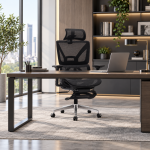 The Orthopedic High Back Office Chair is a practical and professional seating solution designed for individuals who spend extended periods working at a desk. Featuring a high backrest and a supportive design, this office chair is suitable for executive offices, corporate workspaces, home offices, study rooms, and administrative departments. Its tall backrest helps support the upper back and shoulders, while its ergonomic design aims to promote a more comfortable sitting position during everyday tasks. The chair's professional appearance makes it easy to pair with executive desks, computer tables, and other office furniture. Whether you are furnishing a new office or upgrading your existing workstation, this high-back office chair offers a combination of comfort, functionality, and style for a productive working environment. Designed to support everyday productivity, the Orthopedic High Back Office Chair provides a seating option for professionals, managers, students, and other computer users. Depending on the model, it may feature adjustable seat height, padded armrests, lumbar support, a swivel base, or a reclining mechanism to help users customise their seating position. Its high-back structure provides additional support compared with many low-back office chairs, although comfort and back support depend on the individual's needs and the chair's specific design. For better sitting habits, adjust the chair to suit your desk, keep your feet supported, and take regular movement breaks throughout the day. Clean the upholstery according to its material and inspect the adjustment mechanisms periodically. This office chair is a suitable choice for anyone seeking supportive, functional, and professional seating for daily work. - High Backrest: Provides support for the upper back and shoulders. - Ergonomic Design: Aims to promote comfortable sitting. - Professional Appearance: Complements modern office interiors. - Versatile Use: Suitable for offices and home workstations. - Adjustable Features: May include height or reclining adjustments, depending on the model. - Easy Maintenance: Clean with suitable upholstery care products.
