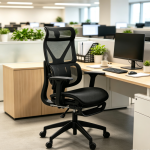 The Orthopedic High Back Office Chair is a practical and professional seating solution designed for individuals who spend extended periods working at a desk. Featuring a high backrest and a supportive design, this office chair is suitable for executive offices, corporate workspaces, home offices, study rooms, and administrative departments. Its tall backrest helps support the upper back and shoulders, while its ergonomic design aims to promote a more comfortable sitting position during everyday tasks. The chair's professional appearance makes it easy to pair with executive desks, computer tables, and other office furniture. Whether you are furnishing a new office or upgrading your existing workstation, this high-back office chair offers a combination of comfort, functionality, and style for a productive working environment. Designed to support everyday productivity, the Orthopedic High Back Office Chair provides a seating option for professionals, managers, students, and other computer users. Depending on the model, it may feature adjustable seat height, padded armrests, lumbar support, a swivel base, or a reclining mechanism to help users customise their seating position. Its high-back structure provides additional support compared with many low-back office chairs, although comfort and back support depend on the individual's needs and the chair's specific design. For better sitting habits, adjust the chair to suit your desk, keep your feet supported, and take regular movement breaks throughout the day. Clean the upholstery according to its material and inspect the adjustment mechanisms periodically. This office chair is a suitable choice for anyone seeking supportive, functional, and professional seating for daily work. - High Backrest: Provides support for the upper back and shoulders. - Ergonomic Design: Aims to promote comfortable sitting. - Professional Appearance: Complements modern office interiors. - Versatile Use: Suitable for offices and home workstations. - Adjustable Features: May include height or reclining adjustments, depending on the model. - Easy Maintenance: Clean with suitable upholstery care products.