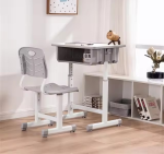 Kids Desk and Chair The Kids Desk and Chair set is a great choice for a child's bedroom, classroom, or study area. It provides a dedicated space for reading, writing, drawing, and doing homework. The desk offers room for books, pencils, exercise books, and other learning materials. Meanwhile, the matching chair gives your child a comfortable place to sit during daily activities. As a result, children can keep their learning items organised and develop good study habits. The set is also useful for colouring, puzzles, and creative play. Furthermore, its child-friendly design fits well in bedrooms, playrooms, schools, and daycare centres. Whether your child is starting school or needs a better study space at home, this desk and chair set helps make learning more enjoyable. The Kids Desk and Chair set combines practical use with a simple design. Depending on the model, it may feature a smooth tabletop, rounded edges, a sturdy frame, and easy-to-clean surfaces. Some designs also include storage compartments for books, toys, and stationery. Therefore, you can choose a set that suits your child's needs and available space. Before buying, check the desk height, chair size, materials, and recommended age range. Also, ensure your child can sit with their feet supported and arms at a comfortable height. Place the furniture on a level surface and follow the manufacturer's safety instructions. In addition, clean the desk and chair regularly to keep them ready for daily use. Overall, this kids desk and chair set is a useful addition to any home or classroom, supporting learning, creativity, and organisation. - Child-Friendly Design: Creates a suitable space for children's activities. - Matching Furniture: Includes a desk and chair for a coordinated look. - Learning Space: Supports reading, writing, drawing, and homework. - Sturdy Construction: Supports everyday use when properly maintained. - Easy-Clean Surfaces: Makes regular cleaning simple. - Versatile Use: Suitable for bedrooms, classrooms, and playrooms.
